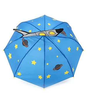 Babyhug Umbrella 3D Rocket Design - Blue