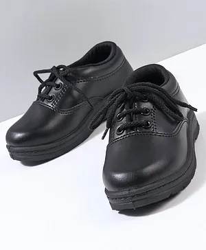 Cute Walk by Babyhug School Shoes - Black