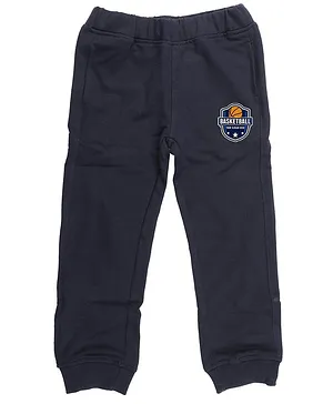 Wear Your Mind Full Length Basketball Patch Lounge Pants - Blue