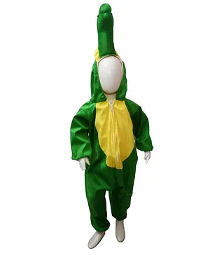 BookMyCostume Tortoise Themed Full Sleeves Costume - Green