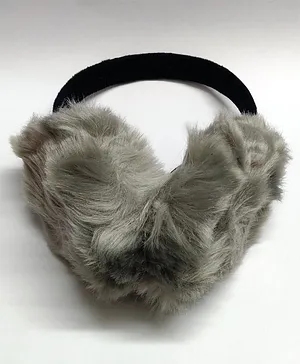 Kid-O-World Dual Color Earmuffs With Fur - Silver