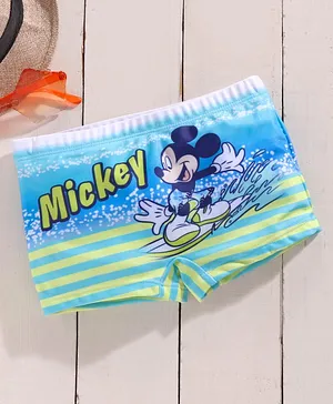 Disney Swimming Trunk Mickey Mouse Print - Blue