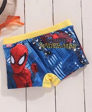 Marvel Swimming Trunk Spider Man Print - Blue Red