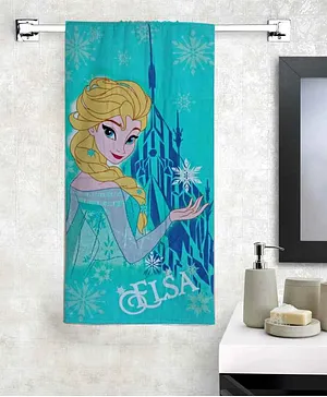 Athom Trendz Disney Frozen Cotton Bath Towel - Sea Green