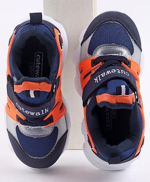Cute Walk by Babyhug Sneakers - Blue - 21 Blue