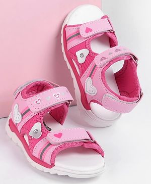 Cute Walk by Babyhug Open Toe Sandals - Pink