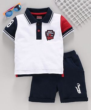 NWT GENUINE DISNEY TODDLER Short Set MICKEY MOUSE SURF RIDER Red Polo FREE SHIP