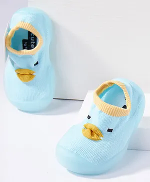 Cute Walk by Babyhug Socks Shoes Animal Design - Blue