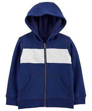 Carter's Zip-Up Warm Fleece Hoodie - Blue