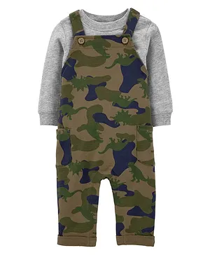 Carter's 2-Piece Tee & Dungaree Set  - Green