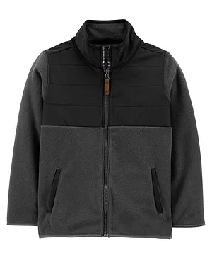 Carter's Zip-Up Fleece Jacket - Grey