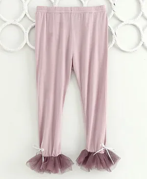 Lekeer Kids Full Length Leggings - Light Purple