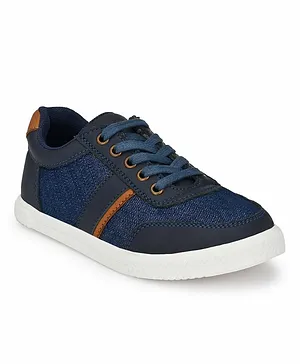 Tuskey Lace Up Casual Shoes - Navy Blue