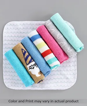 ZOE Terry Wash Cloth Set of 8 (Colour &
                      Print May Vary)