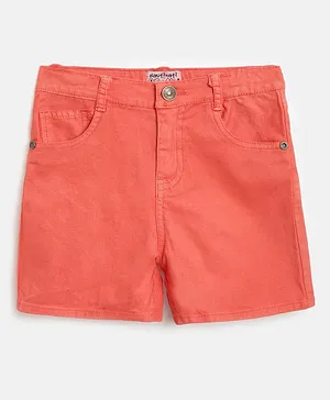 Nauti Nati Solid Shorts - Orange