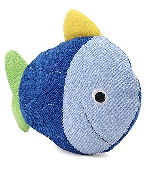Babyhug Fish Shape Bath Glove - Blue
