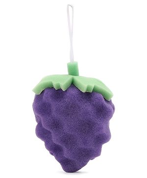 Babyhug Grapes Shape Bath Sponge - Purple
