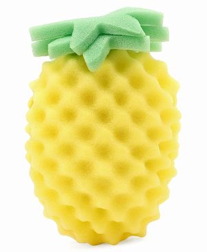 Babyhug Pineapple Shaped Bath Sponge - Yellow