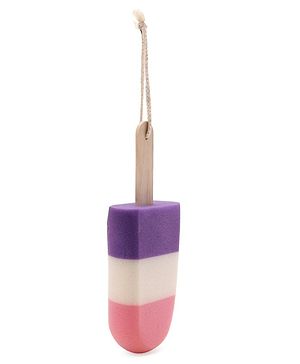 Babyhug Ice Cream Shaped Bath Sponge - Purple Pink