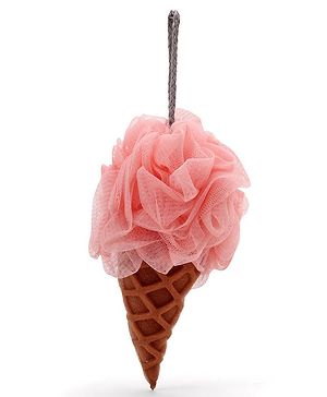 Babyhug Bath Sponge Ice Cream Shaped - Pink