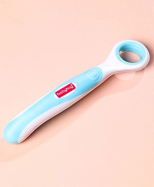 Babyhug Tongue Cleaner Blue - 10 cm Blue