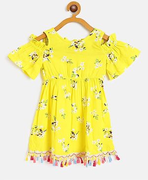 yellow frocks online