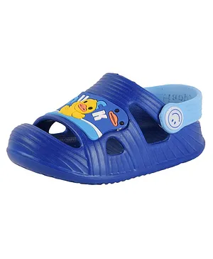 Yellow Bee Duck Design Detailing Sandals - Dark Blue