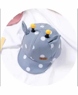 Ziory Baseball Cap with 3D Ears Grey - Circumference 46 cm
