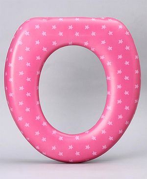 Babyhug Cushioned Potty Seat Star Print - Pink