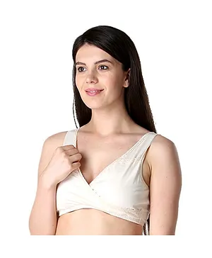 Morph Pull On Leak Proof Maternity Bra - Skin