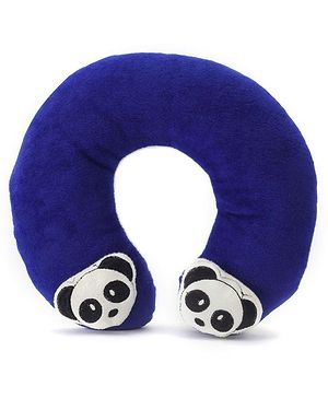 Babyhug Neck Supporter Pillow Navy With Two Motifs - Panda