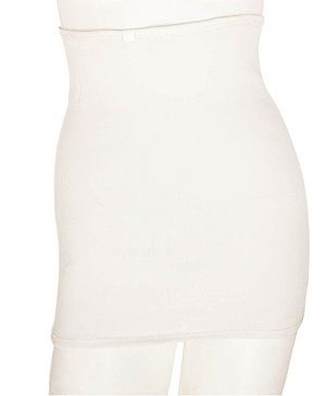 Aaram Corset For Compression And Tummy Reducer Small - White