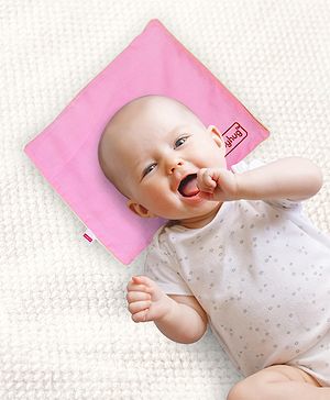 Babyhug Rai (Mustard) Seed Filling Pillow Rectangle Shape Pink - 1 Kg Rai Seeds