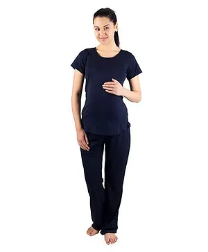 Morph Maternity Active Wear Set - Navy Blue