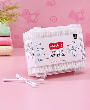Babyhug Cotton Buds - 200 Pieces
