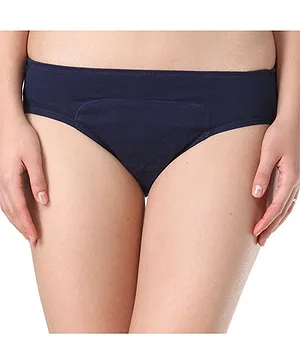 Adira Cotton Period Panty Hipster - Navy Blue