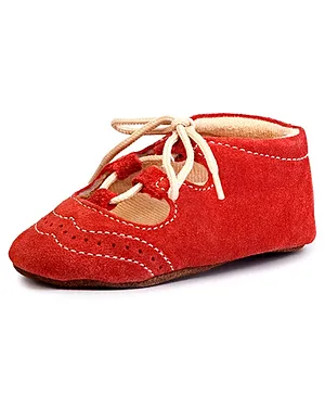 Beanz Shoes Style Booties - Red