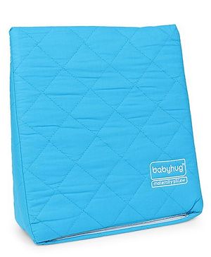 Babyhug Maternity Wedge Pillow With Quilted Cover - Blue