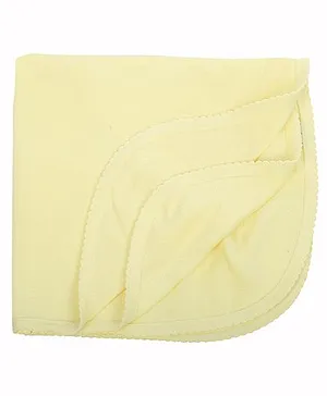 Tinycare Plain Bath Towel - Light Yellow