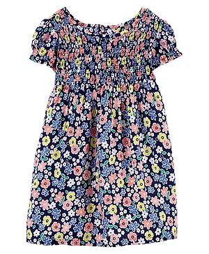 Carters Floral Poplin Dress -...