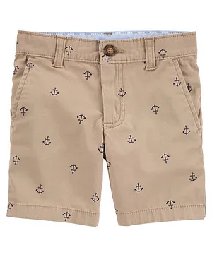 Carter's Anchor Flat-Front Shorts - Multicolor