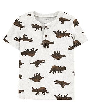 Carters Dinosaur Henley Tee -...