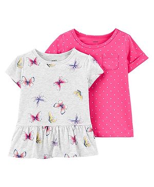 Carter's 2-Pack Jersey Tees - Multicolor