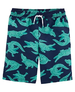 Carter's Alligator Swim Trunks - Blue