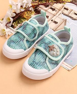 sea green color shoes