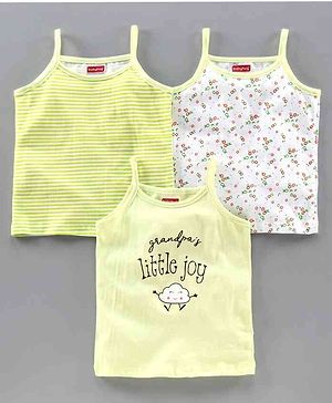 Babyhug 100% Cotton Slips Pack of 3 - Green
