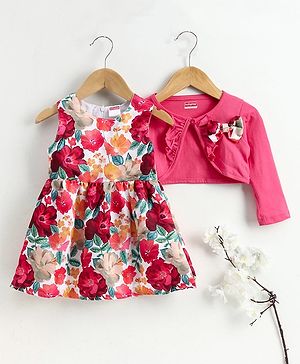 baby girl frock with jacket