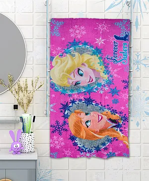 Athom Trendz Disney Frozen 100% Cotton Kids Bath Towel - Pink