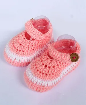 Woonie Handmade Dual Shaded Booties - Pink
