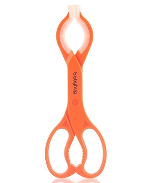 Babyhug Anti-Slip Bottle Tong - Orange
